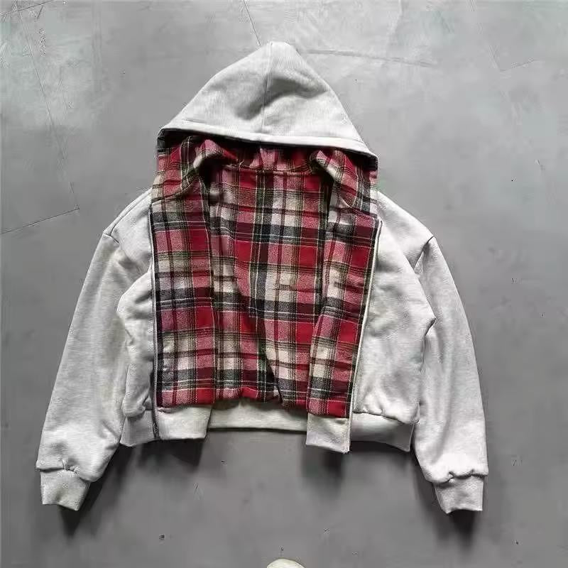 Veste à Capuche Gris