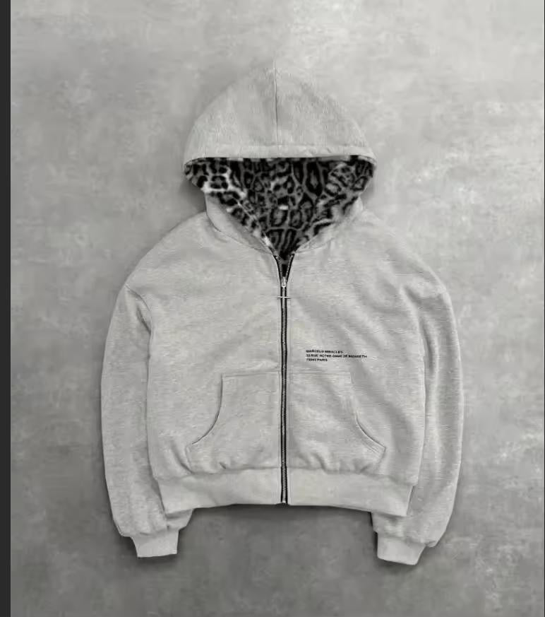 Veste à Capuche Grise