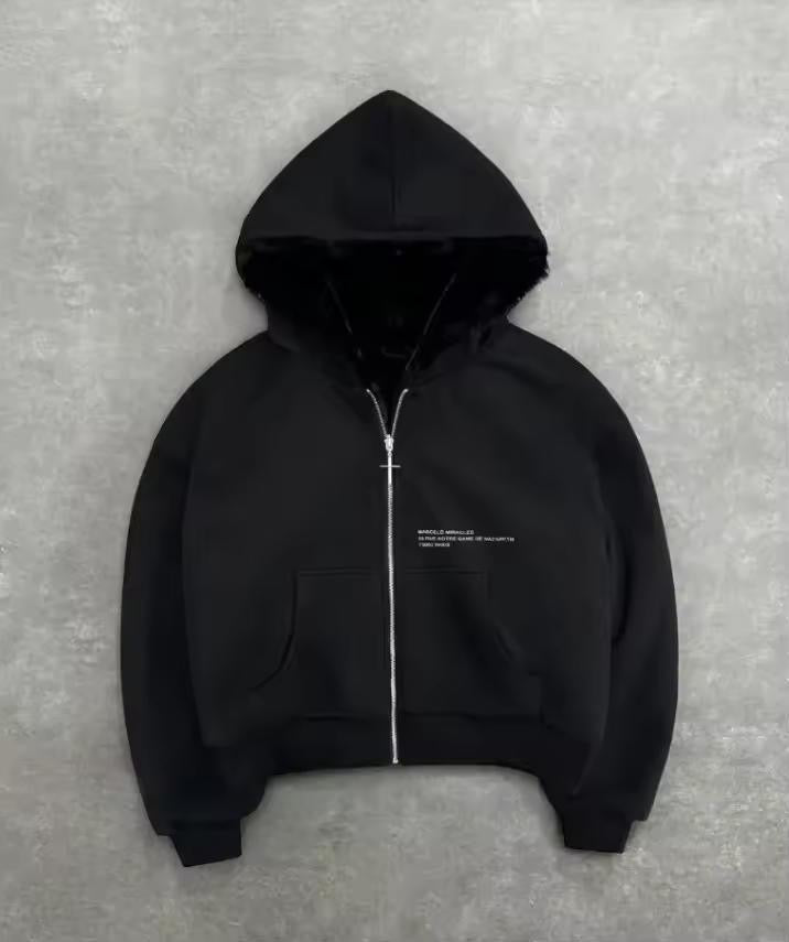 Veste à Capuche Noire