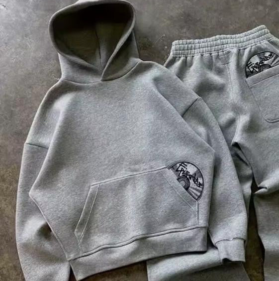Sweat à Capuche Gris