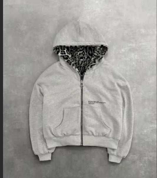 Veste à Capuche Grise