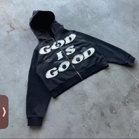 Veste à Capuche Noire